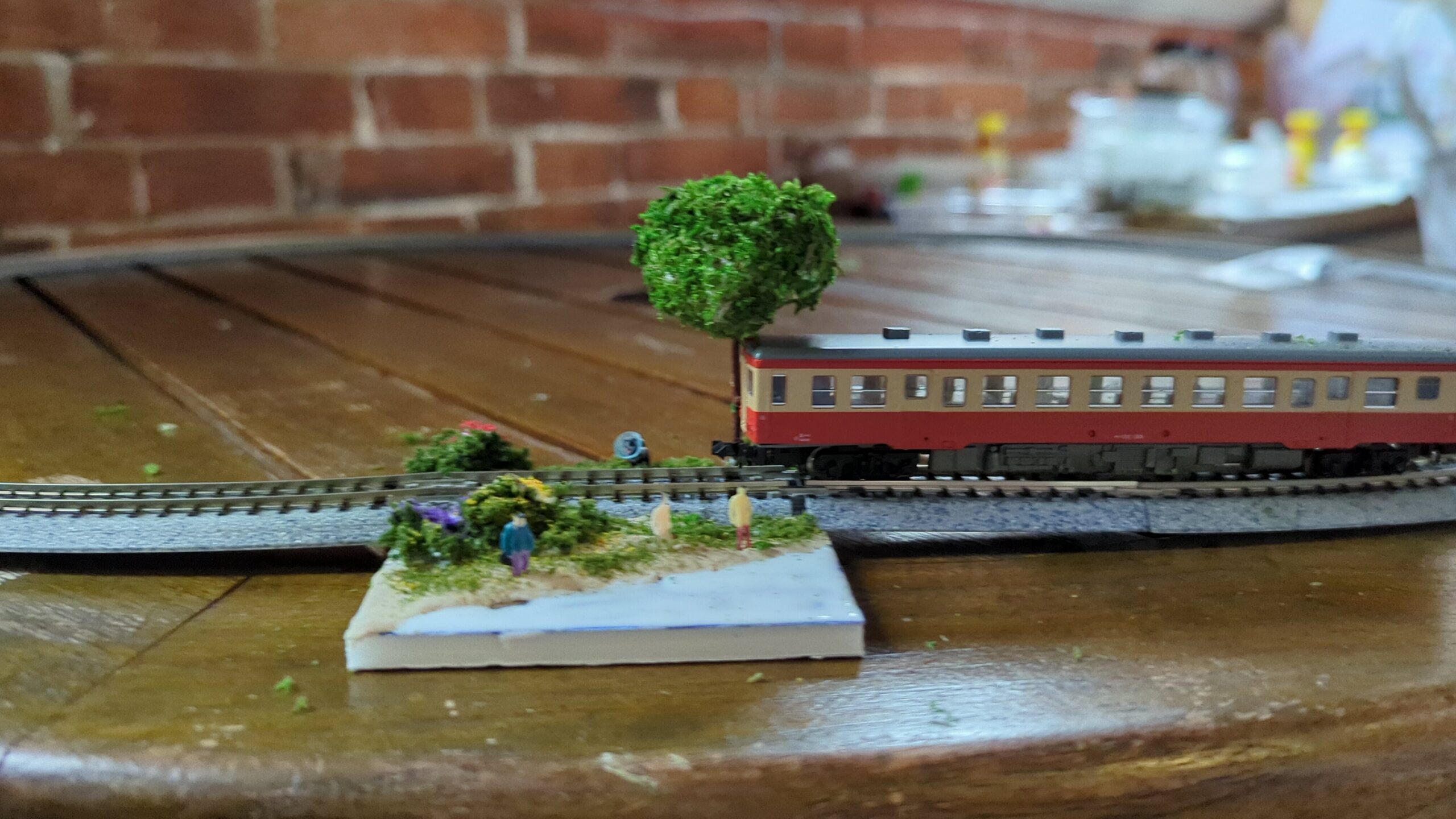 【ミニジオラマ】鉄道模型を作ってみた！